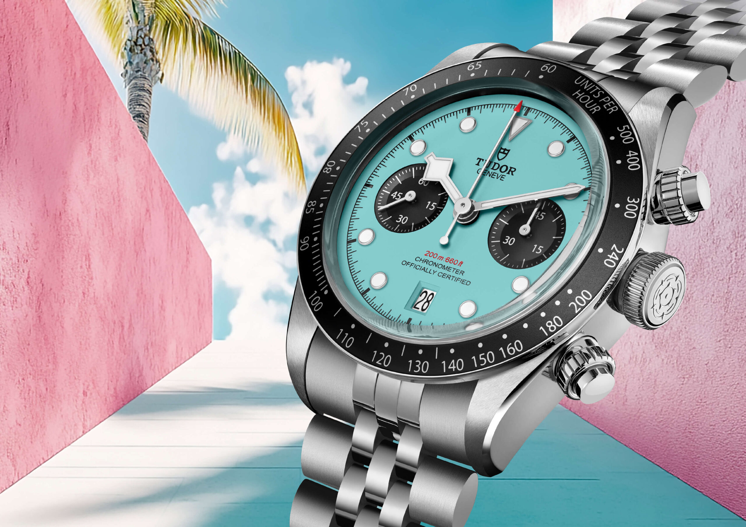 The Tudor Black Bay Chrono “Flamingo Blue”: A Bold and Vibrant Choice post image